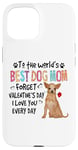 Coque pour iPhone 15 Chihuahua Best Dog Mom Valentines Day Funny Puppy Dogs