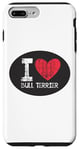 Coque pour iPhone 7 Plus/8 Plus I Love Bull Terrier - Dog Is My Life - I Love Pets