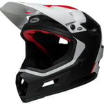 Bell Sanction 2 DLX Mips MTB Full Face Cycle Bike Helmet Deft Matt Black / White