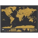 CX05707-Scratch Map World Map - Svart