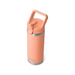 YETI Rambler Straw Bottle 18oz Lowcountry Peach