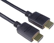 PremiumCord 4K Câble HDMI 2.0b Certifié Haute Vitesse M/M 18Gbps avec Ethernet, Compatible avec Vidéo 4K@60Hz, Deep Color, 3D, Arc, HDR, Dolby TrueHD, Connecteurs plaqués Or, Noir, 1 m