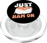 Cute Hamster Just Ham On PopSockets PopGrip for MagSafe