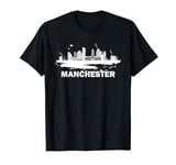 Manchester City - Downtown Manchester Skyline T-Shirt