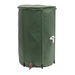 EDA - Récupérateur d'eau Souple et Pliable 250 L - avec Filtre en Filet + 2 R...