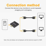 HD Multimedia Interface Splitter HD Multimedia Interface Dual Monitor Adapter