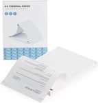 RG2 Lot de 200 feuilles de papier pour imprimante thermique A4 sans encre avec marquage de positionnement pour une impression de qualité supérieure