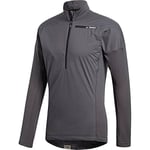 Adidas Men's Skyclimb Top Sweatshirt - Grey/Gricin, Size 174