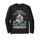 Machinist CNC Machine Operator Long Sleeve T-Shirt