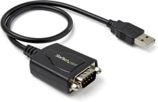 Câble Adaptateur De 30 Cm Usb Vers Série Db9 Rs232 - Mémorisation De Port Com - 1X Db-9 Mâle - 1X Usb A Mâle (Icusb2321X)