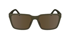 Lacoste Men's Sunglasses L6011S - Brown/Khaki with Solid Brown Lens