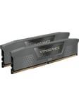 Corsair Vengeance DDR5-6400 - 32GB - CL32 - Dual Channel (2 pcs) - AMD EXPO & Intel XMP - Harmaa