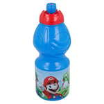 ALMACENESADAN 2710 - Bouteille sport Super Mario - Produit en plastique - Sans BPA - Capacité 400 ml - Bouteille d'eau