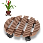 Support Pour Plante a Roulette Support De Pot De Fleurs Porte Plantes De Jardin 30 x 30 Cm