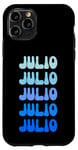 Coque pour iPhone 11 Pro Julio Personal Name Custom Customized Personalized