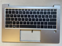 For HP EliteBook 830 G8 M36414-031 With Stickers UK English Keyboard Palmrest