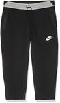 Nike Women W NSW TCH FLC CB Pants - Black/White, X-Small