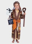 Tu Nativity Christmas Fancy Dress Shepherd Or Inn Keeper Costume 5-6 years Brown Years