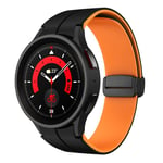 Samsung Galaxy Watch 6, 6 Classic Klockarmband - Svart/Orange