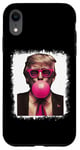 iPhone XR Pro Trump Bubble Gum Pink Glasses Funny Donald Trump Case