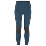 FJÄLLRÄVEN Fjallraven 84771 Abisko Trekking Tights Pro W Pants Women's Indigo Blue-Iron Grey XS