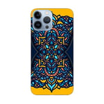 Coque Iphone 13 PRO mandala jaune