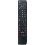 VINABTY GB058WJSA GA983WJSA GA902WJSA GB005WJSA Replace Remote for Sharp TV BD-AMS20 LC-60C7450 LC-60LE657U LC-60LE755U LC-60LE847 LC-70LE745 LC-70LE757U LC-70LE847 LC-80LE844 LC-80LE857U LC-90LE745