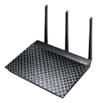 Asus Router DSL-N16, ADSL/VDSL, PTTP VPN server, PPTP klient, svart