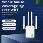 2.4G/5G Signal Booster 1200M Wireless Extender WiFi Repeater  Ofiice