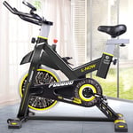 WEI-LUONG Foldable Studio Training Bike Exercise Bike Fitness Cycling Home Fitness Gym LED Monitor folding