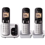 Panasonic KX-TGC223NZS Triple Cordless Handset Silver Silver