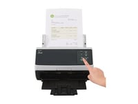 Ricoh fi-8150 - Scanner de documents - CIS Double - Recto-verso - 216 x 355.6 mm - 600 dpi x 600 dpi - jusqu'à 50 ppm (mono) / jusqu'à 50 ppm (couleur) - Chargeur automatique de documents (100 feuilles) - jusqu'à 8000 pages par jour - Gigabit LAN, USB