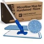 3Pack Cinch Mop Replacement Heads, Microfiber Mops for Floor Cleaning. Wall Mop with Reusable Washable Pads, Compatible with Cinch Mop