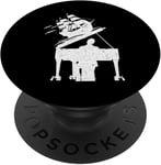 Bateau Piano Lecteur Pianiste Synthétiseur Clavier Cadeau Popsockets Support Et Grip Pour Smartphones Et Tablettes