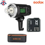UK Godox AD600BM 600W HSS Studio Flash+X2T-N For Nikon+Free CB-09 Carry Case