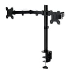 Dual Screen Desktop Computer Monitor Stand Arm Set