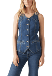 Levi's Longline Denim Vest Blå