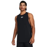 Under Armour Homme UA Baseline Cotton Tank Top, débardeur homme au séchage rapide, débardeur sport pour basketball ou football, débardeur coton avec logo