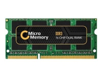 CoreParts - DDR3 - modul - 4 GB - SO DIMM 204-pin - 1066 MHz / PC3-8500 - ej buffrad - icke ECC - för Toshiba Satellite C50, C55, C850, C855, C875, L50, L55, L75, L830, L855, P75, S55, S75