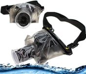Navitech Waterproof Underwater Housing Camera Dry Bag Case Compatible With Panasonic Lumix DC-GH5M Camera