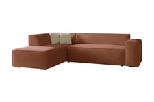 Bezvez 6-sits Soffa Vänster - Rosa Divansoffa & schäslongsoffa Orange,Beige