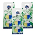 CARE + PROTECT ECO+ Deodorant for Dishwasher, Eliminates Bad Odours, Long-Lasting Lemon Fragrance, Maxi Pack 3x 2 Shells