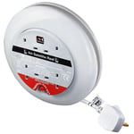 Masterplug White 13 Amp 4 Gang Satellite Reel 4m Extension Lead SATT0413/4W