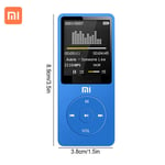 XIAOMI-Lecteur MP3,Radio FM,Bluetooth,Affichage Numérique,MultiXXL,Lecteur MP4,Baladeur Audio de Poche,Lecture de Musique - Type Bleu