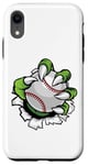 iPhone XR Monster or animal claw holding Baseball Ball Case