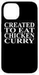 Coque pour iPhone 14 Vêtements au poulet et au curry | Meilleur design amusant pour les amateurs de poulet