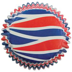 PME - Caissettes à Cupcakes en Papier à Tourbillons Patriotiques, Miniatures, Lot de 100