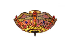 Norrsken Design Trollslända Harmoni P162825 Takplafond Tiffany 40Cm