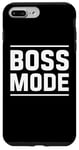 Coque pour iPhone 7 Plus/8 Plus Boss Mode Awesome Tees for those in charge Man Cave Decor