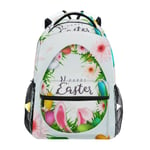 LNLN Mochilas de huevos de Pascua Mochila de escuela universitaria Mochila de viaje Senderismo Camping Daypack